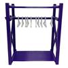 Mini Doll Wardrobe with 10 Hangers Doll Clothes Storage Closet for Display Dollhouse Accessories for 15/17cm Dolls