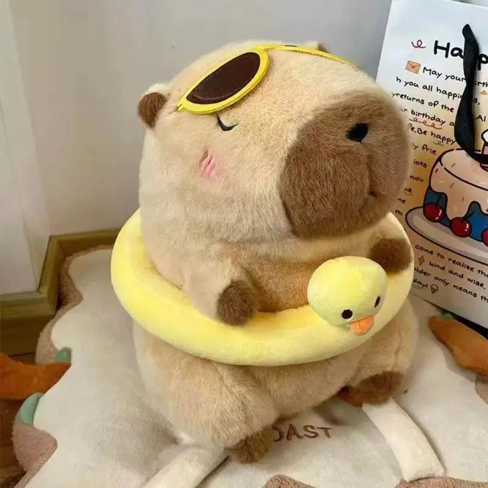 Peluche Capibara 23cm Simulazione Capibara Anime Giocattolo Morbido Bambola Carina Peluche Animali Giocattolo Bambola Morbida Regali di Natale Ringraziamento