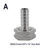 Stainless Steel 304 Garden Hose Thread Fittings Homebrew Hardware