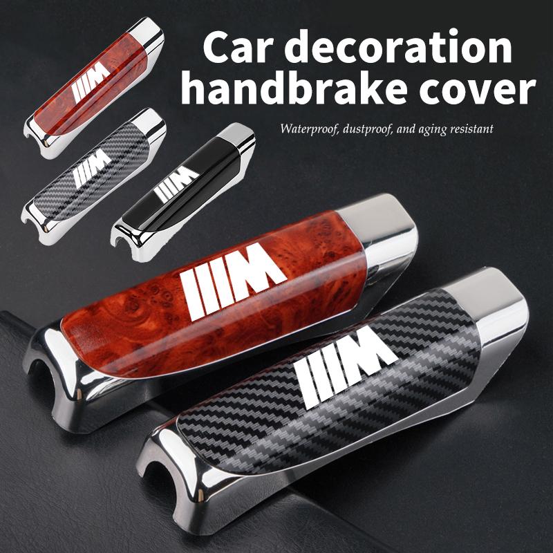 Car Handbrake Grip Protector Cover ABS SUV Interior Accessory For BMW M F10 F20 F30 F40 F15 F25 F26 F31 F49 E62 E83 E84
