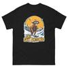 Ski San Antonio Longhorn Skiing Skier Animal T-Shirt