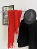 Autumn and winter new Maillard imitation cashmere plaid scarf women's winter senior sense versatile shawl thickened warm scarf