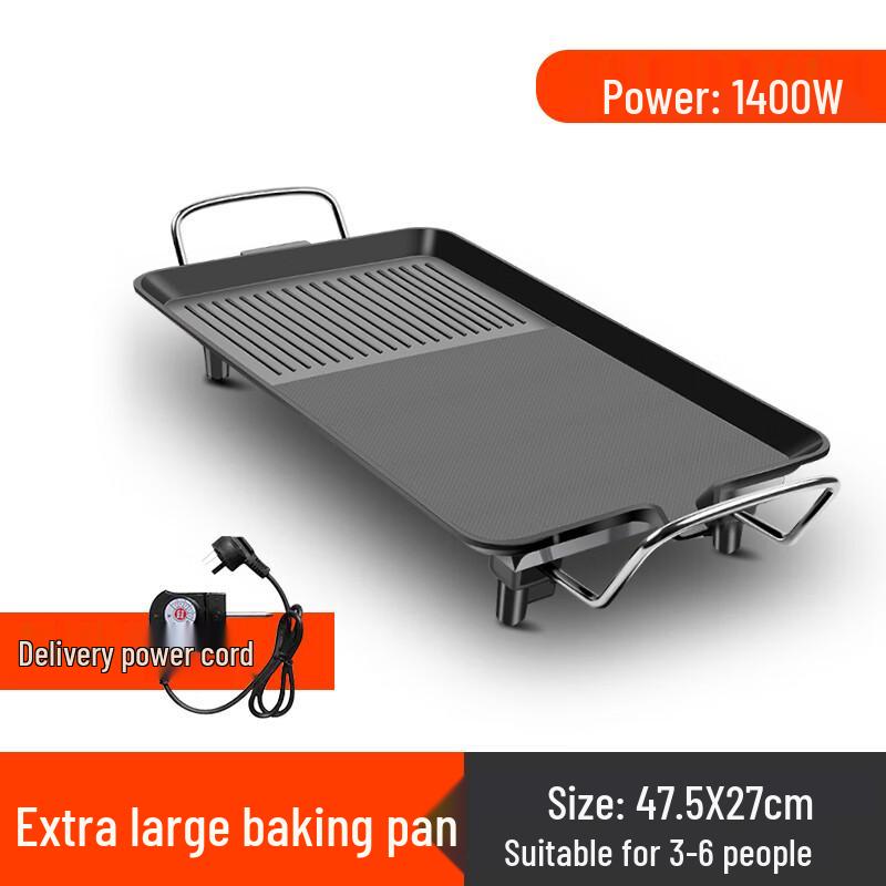 Extra Large Multi-functional Electric BBQ Grill and Griddle