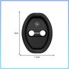 4pcs Car Door Cushion Silicone Door Lock Buckle Protective Cover For Opel Astra H G J Insignia Mokka Zafira Corsa Vectra B C D
