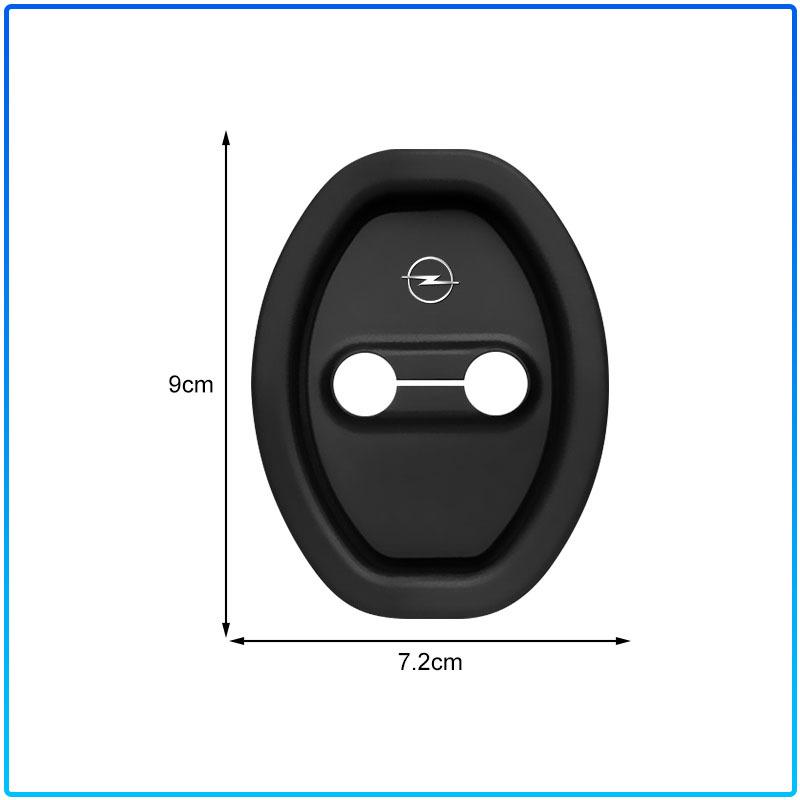 4pcs Car Door Cushion Silicone Door Lock Buckle Protective Cover For Opel Astra H G J Insignia Mokka Zafira Corsa Vectra B C D
