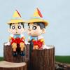 PVC-Material 15,5 cm Shin-chan Puppe Crayon Shin-chan Actionfigur Auto-Innenraum-Dekoration Modell