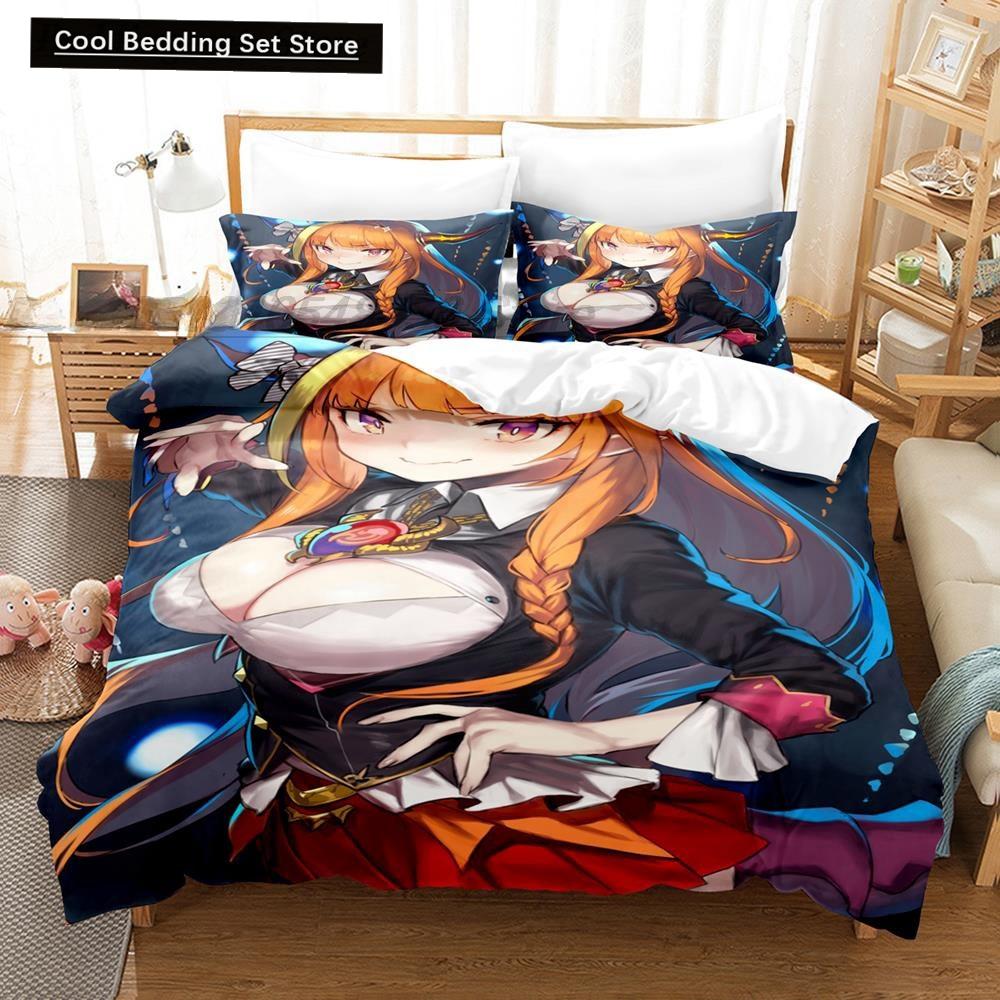 3D Printing Anime Kawaii Girls Kiryuu Coco Bedding Set Single Twin Full Queen King Size Bed Set Teenager Bedroom Duvetcover Sets