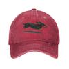 Funny Retro Cute Running Dachshund Dog  Sun Baseball Cap  Men Adult Hats Spring Casual Outdoor Sports Wholesale Snapback Cap