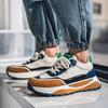 New Casual Sports Shoes for Men Retro Trend Low Cut Versatile Soft Sole Comfortable Color Blocking Fashionable Sneakers