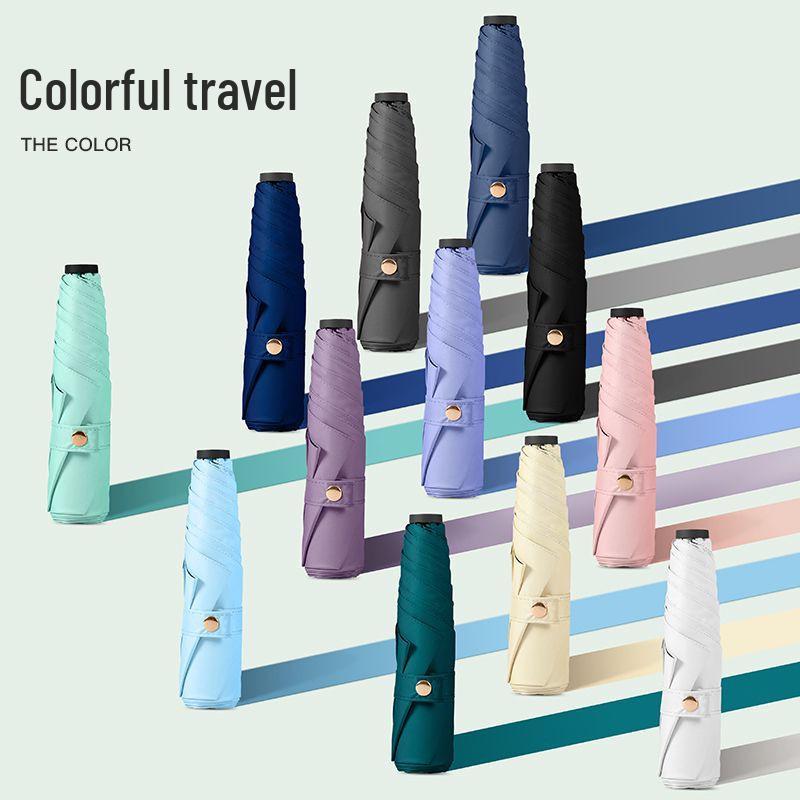 Custom Ultra-Lightweight Rain and Sun Umbrella - Portable Sunshade for All Weather