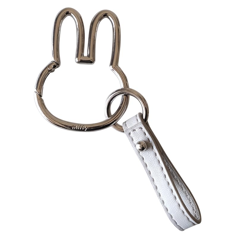 Carabiner Smart Keychain miffy Miffy Goods Character Cute Keychain Holder Gift [Nicot] [miffy] (SV)