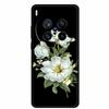 Black Silicone Case For Vivo X300 Pro 2025 Case Cartoon Cat Soft Back Cover For Vivo X300 5G Phone Case X 300 Pro Coque Funda