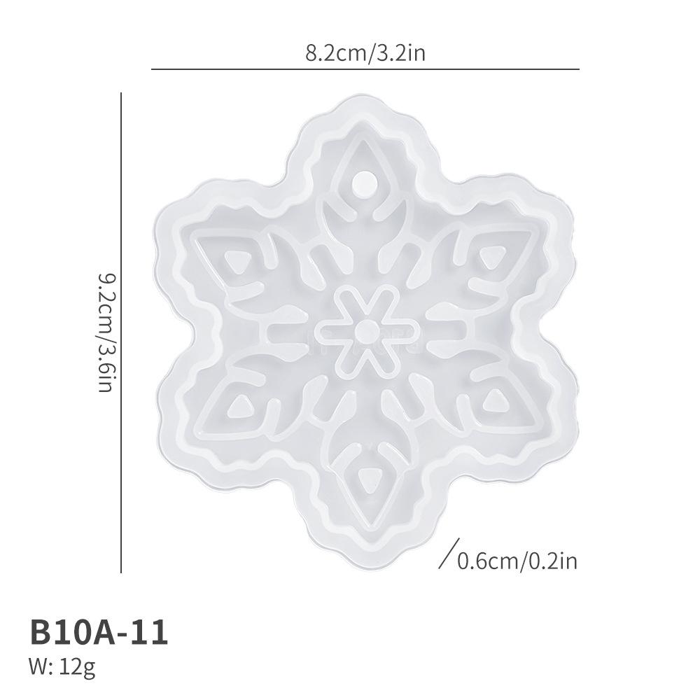 Epoxy Resin Mold Personalized Christmas Tree Hanging Tags Diy Pendant Silicone Mold Multifunctional Resin Crafts Jewelry Mold