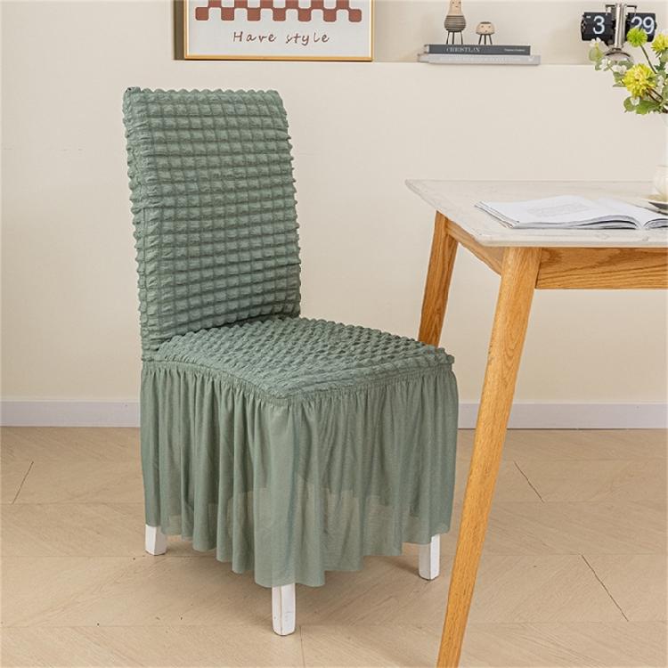 Stretch Chair Cover Folding Chair Skirt for Dining Room Kitchen Banquet Home