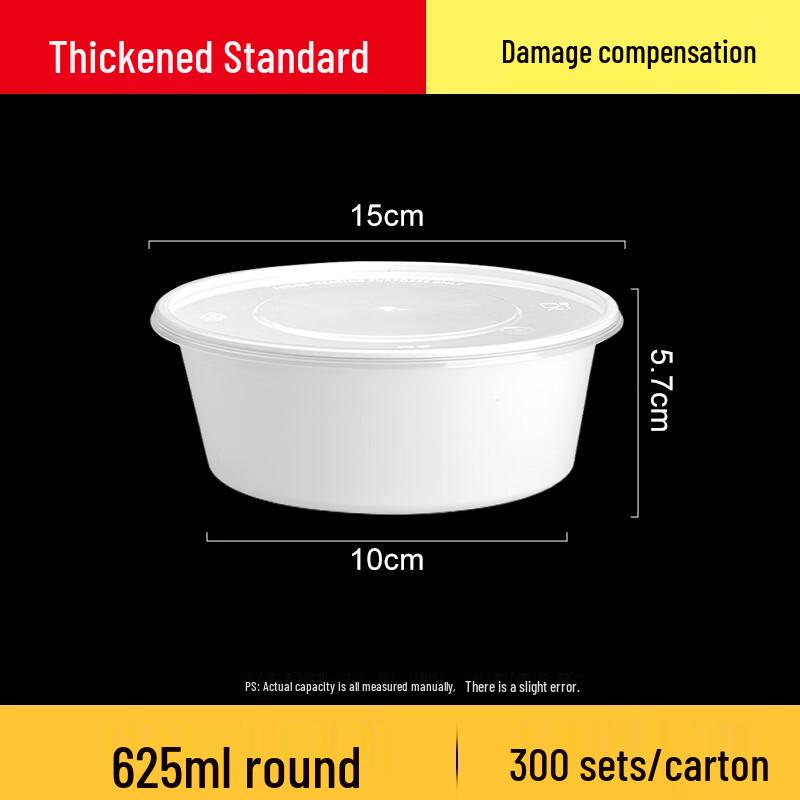 Disposable Round Transparent Soup Bowls