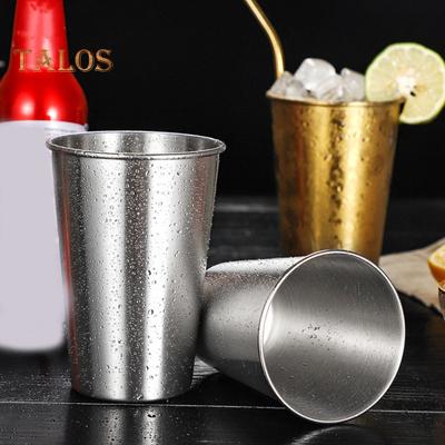 Stainless Steel 230/350/500ml Beer Cup Easy To Clean Comfortable Grip Drinking Home Accessory