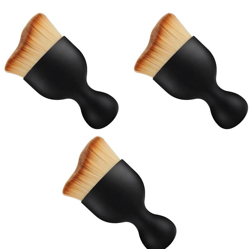 Auto-Innenreinigungsbürste, Klimaanlage, Luftauslass, weiches Fell, Reinigungsbürsten mit Muscheln, Fugenstaubentfernung, Detaillierungsbürsten-Werkzeuge