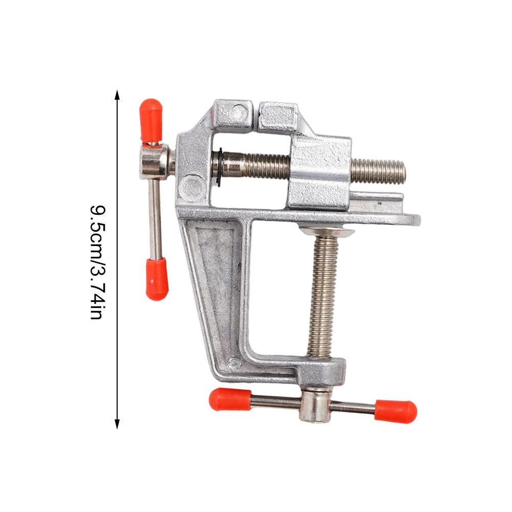Aluminium Alloy Table Bench Clamp Vise 35MM Multi-functional Bench Vise Table Screw Vise for DIY Craft Mold Fixed Repair Tool