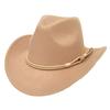 Cappelli da Cowboy Occidentali Classici Stile Unisex Elegante Per Attività All'Aperto e Abbigliamento Casual Fibra di Poliestere