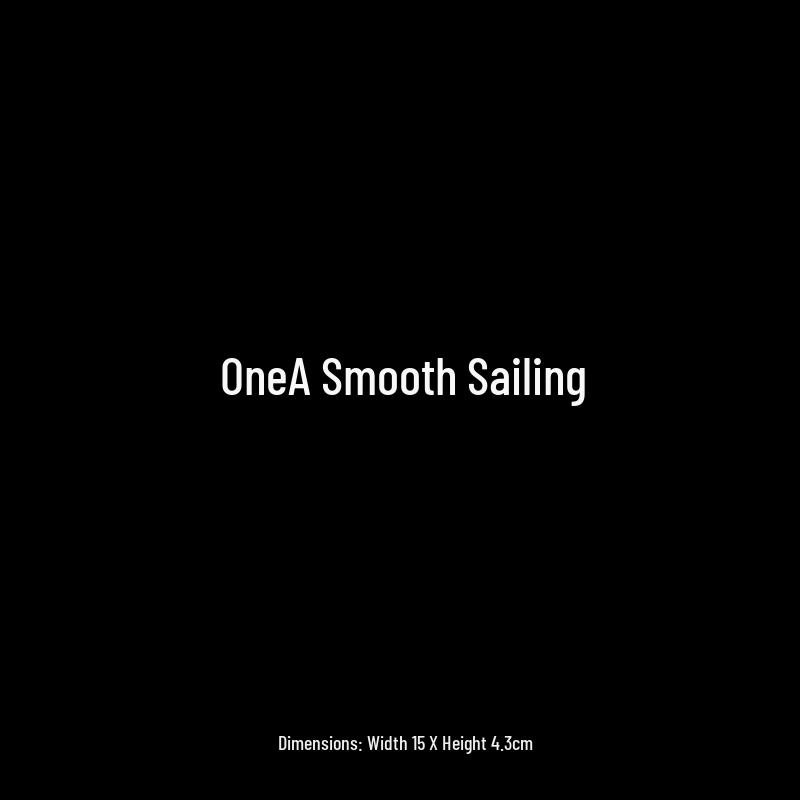 Smooth Sailing 2026 New Year Rear Windshield Personalized Car Sticker