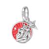 New 925 Silver Crown Charms Pendant For Women Fit Bracelet DIY Birthday Party Jewelry Gifts