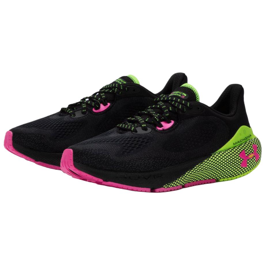 Under Armour HOVR Machina 3 Comfortable Soft Low-Top Casual Running Shoes Men Sneakers Black 3028017-001