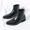 Winter Designer Mode Neu Hip Hop Rock Punk Chelsea Leder Stiefeletten Herren High Tops Für Herren Flats Motorradschuhe