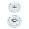 4PCS 3in Heavy Duty Garage Door Pulley Kit Zinc Plated Quiet 200LB Rated Load for Most Garage Doors