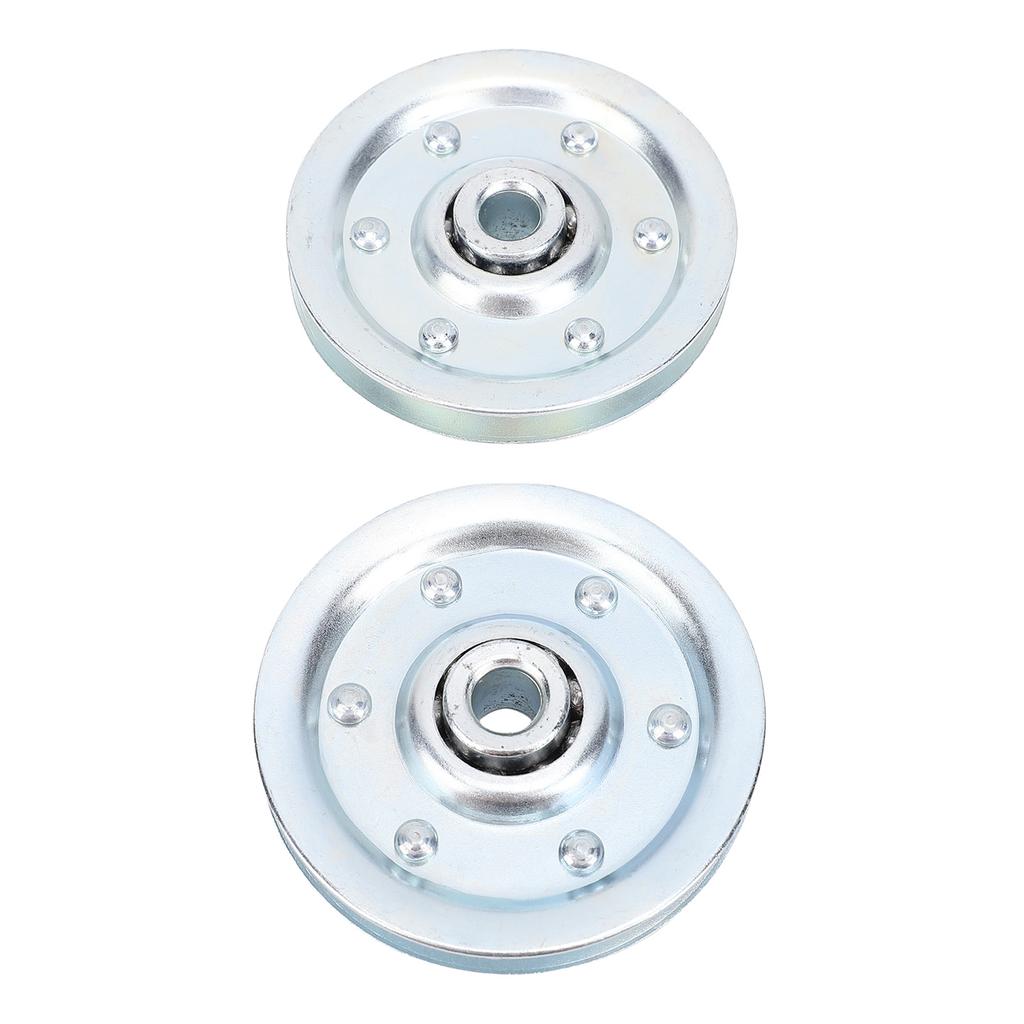 4PCS 3in Heavy Duty Garage Door Pulley Kit Zinc Plated Quiet 200LB Rated Load for Most Garage Doors