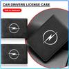 Portable Car Driver License Holder PU Leather Card Bag For Opel Astra H G Corsa Insignia Astra Antara Meriva Zafira Interior