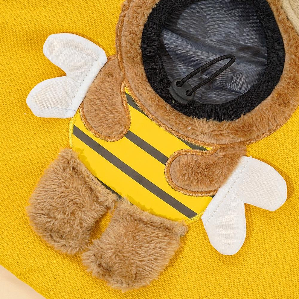 Cartoon-shaped Cat Transport Handbag, Foldable Portable Backpack, Cute Animal-shaped Pet Canvas Shoulder Bag, Suitable for Small Dogs and Cats