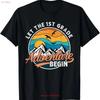 Let the 1st Grade Adventure Begin Back To School First T Shirt Vintage Washed Designer Clothes Stretched Graphic Versatile