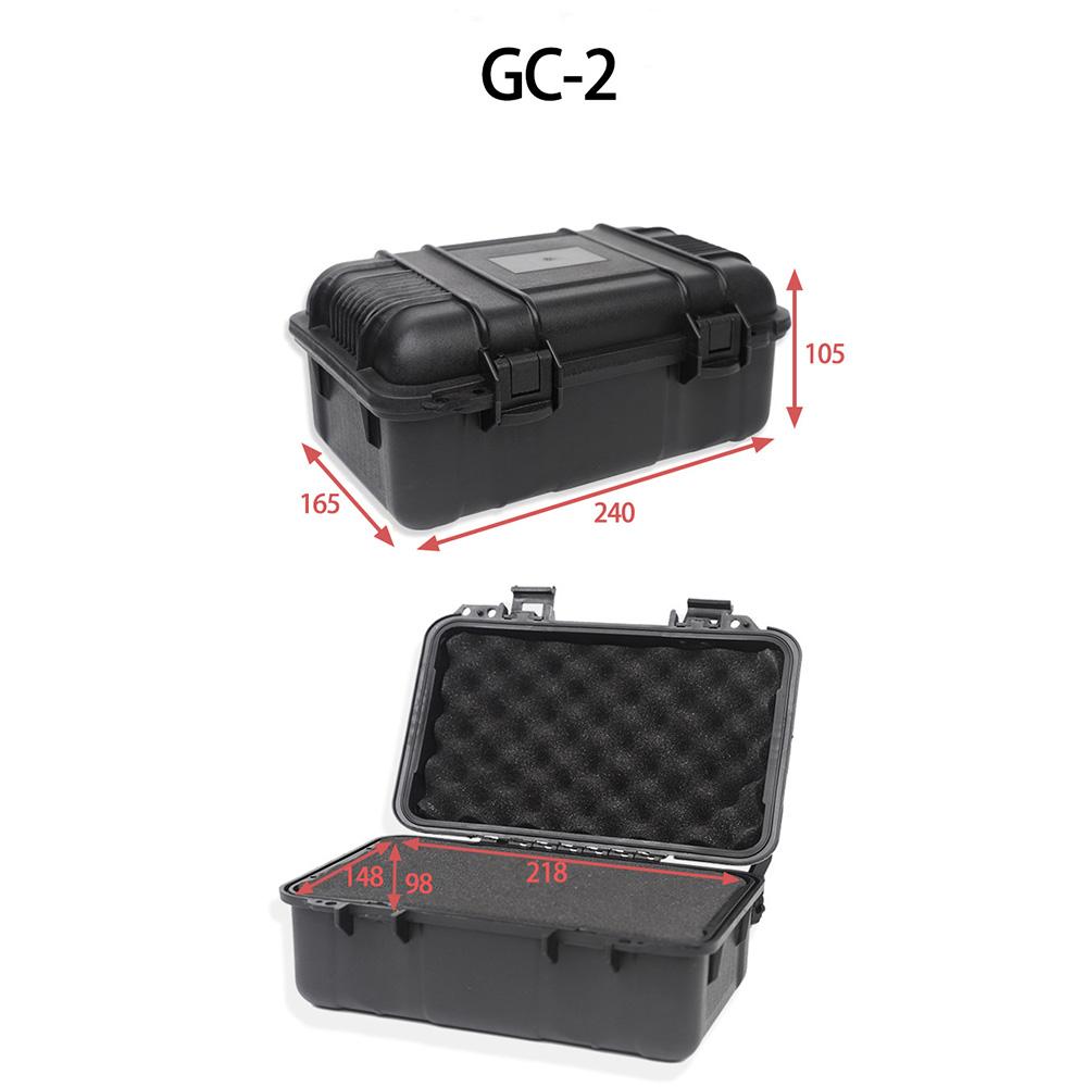 

Waterproof Shockproof Tool Box Protective Sealed Tool Case Impact Resistant with Sponge Insert Anti-Theft Lock& Ergonomic Handle