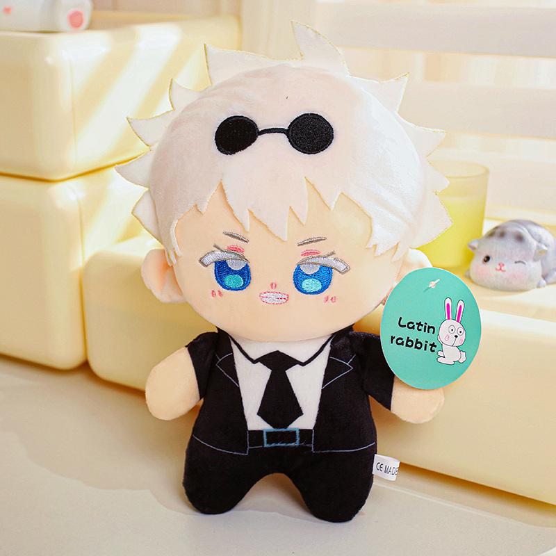Anime Jujutsu Kaisen Plush Gojo Satoru Itadori Yuji Stuffed Doll Kawaii Anime Peripheral Toys Collection Gifts for Boyfriend