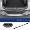 For BYD Sea Lion 06 DM-I/EV Carbon Fiber Patterned Rear Guard Trunk Scratch Resistant Door Sill Modification Product Accessories