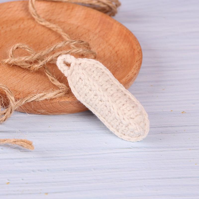 Charming Crochet Fruit Keychain: Persimmon & Strawberry Wool Pendants