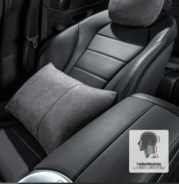 Oreiller de voyage pour voiture pour BYD Song Plus, Qin Plus, Tang et Han: Convient pour l'appuie-tête et le dossier