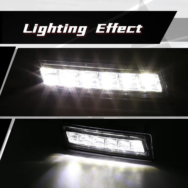 LED DRL For Mercedes Benz W164 X164 X204 ML350 ML450 GL450 GLK350 2009-2013 Foglamp Front Bumper Headlight 1649060251 1649060151