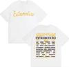 Unisex Harajuku Street Style Short Sleeve T Shirt, Rock Band Extremoduro 2026 Tour Graphic Graphic Fashion T Shirt