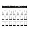 28pcs Movable Dovetails Template Set Featuring Multiple Angles Attachments Aluminum for DIY Enthusiasts & Craftsmen