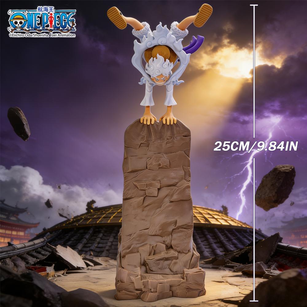 

Официальная фигурка Луффи Gear Nika из One Piece Коллекционная Настольный держатель Декор Обязательный подарок Праздники Дни рождения 1 шт 5 для Позывная Артикулированная Масштаб
