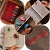 Magnetic Leather Bookmark, 1 Pc Colorful Leather Magnet Book Marks Page Markers Retro Magnet Bookmark Clips Reading Supplies Gift for Reading