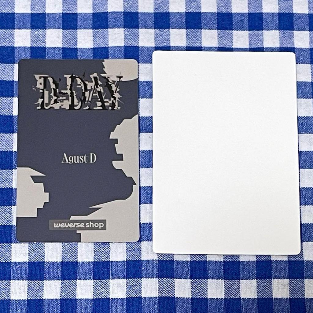 [USED] Official BTS (Bangtan Boys) Agustd D-Day Yoongi Weverse Bonus