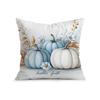 Home Decor Blue Pumpkins And Fall Hello Pattern Pillow Pattern Cushion Cover Suitable For Sofa Bedroom Car Pillow Cover