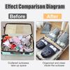 10/5 stücke Schuhe Lagerung Organizer Taschen Vlies Reise Tragbare Closet Tasche Wasserdichte Tasche Kleidung Tranparent Hängen Tasche