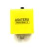 Asateru Motorcycle Turn Signal LED 12V Universal with Adjustable Flash Rate ALF01A Relay, Compatible, 35W, 2-Pin, Type, (60c/m - 250c/m)