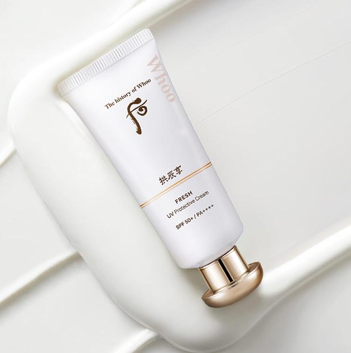 The history of whoo Gongjinhyang Jin Hae Yoon Fresh Sun Cream 60ml (SPF50+, PA++++)