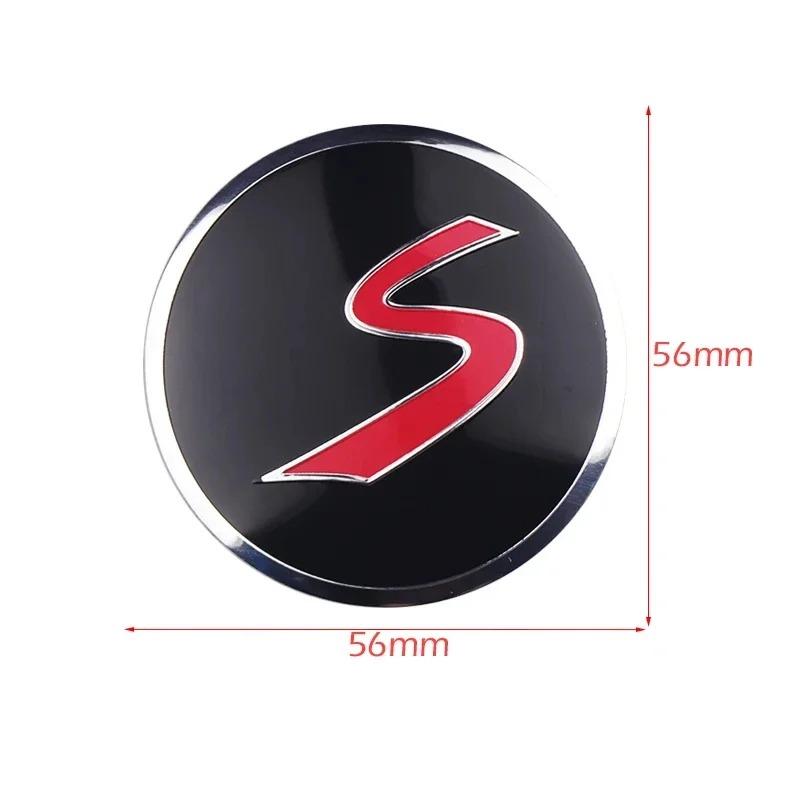 4pcs 56/60mm Car Wheel Hub Cap Tire Rims Center Cover Hubcaps Sticker For Mini Cooper S R56 R50 R53 F56 F55 R60 Accessories
