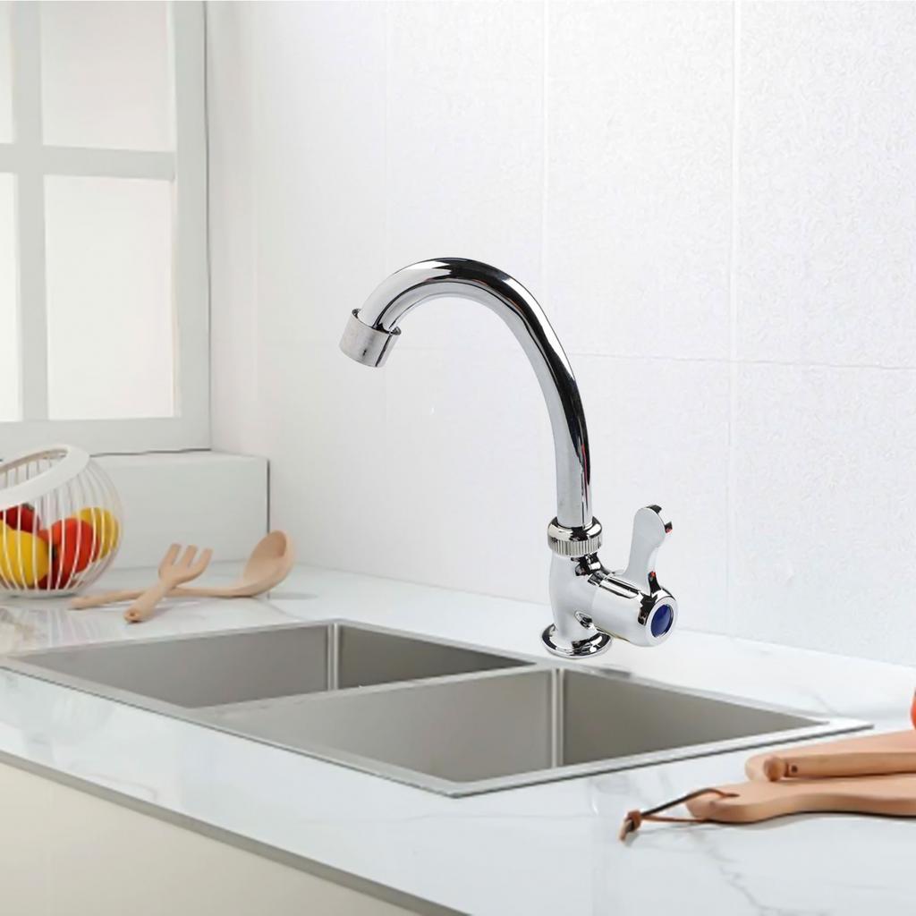 Kitchen Faucet Silver Single Cold Water Healthy Water Tap
