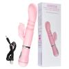 2-in-1 Licking Tongue & Vibrating Massager 12 Modes Female Clitoral G-Spot Stimulator USB Chargeable Adult Sexuality Product Toy